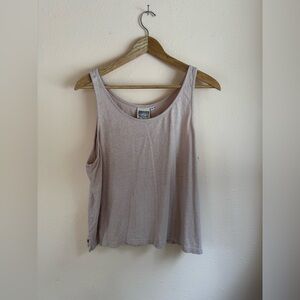 Jungmaven women’s tank top- light pink/beige